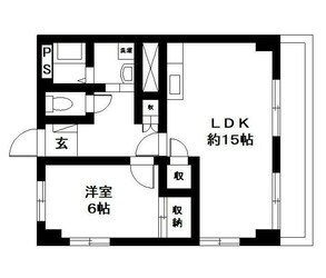 グリーンコスモ田井の物件間取画像